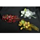 Fiore portaconfetti bianco o ambra 18 cm