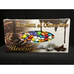 Confetti cioccolato fondente, cuoricini mignon colorati KG 1