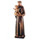 Sant'Antonio con Bambino, scultura in legno dipinta a mano