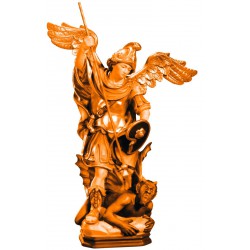 San Michele Arcangelo, scultura in legno