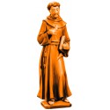 San Francesco scolpito in legno
