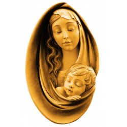 Madonna rilievo scultura scolpita di legno