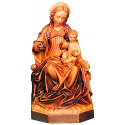 Madonna del Lume statua scolpita di legno