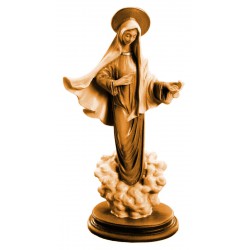 Madonna di Medjugorje figure scolpite di legno