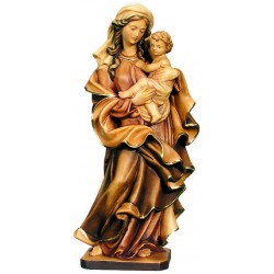 Madonna del cuore figure scolpite di legno