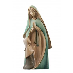 Madre di tutti i figli, figure moderne scolpite di legno