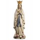 Madonna di Lourdes con Corona, statua scolpita in legno