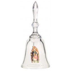 Campana in Cristallo con Sacra Famiglia Art. 17006