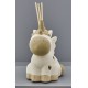 Profumatore ceramica unicorno con luce LED e scatola. CM 10x8 H 12