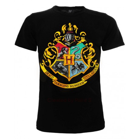 T-Shirt Harry Potter Stemma Hogwarts