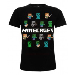 T-Shirt Minecraft Personaggi  