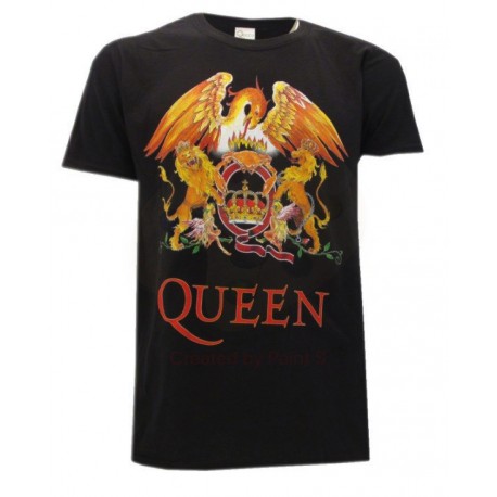 T-Shirt Music Queen logo