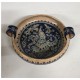 Centrotavola in ceramica con manici Diam. cm 25- Artigianato Artistico Fatto a Mano