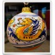 Sfera in ceramica Raffaellesco di Deruta - diametro 5cm - Artigianato Artistico Fatto a Mano