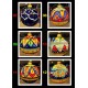 Sfere di Natale in ceramica di Deruta - decori diversi - diametro 5cm - Artigianato Artistico Fatto a Mano