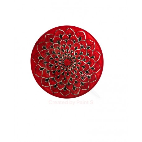 Piatto frutta in ceramica di Deruta - decori diversi - diametro cm 20 - Artigianato Artistico Fatto a Mano