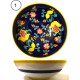 Insalatiera in ceramica di Deruta - decori diversi - diametro cm 20 - Artigianato Artistico Fatto a Mano