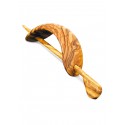 Fermacapelli con spillone in legno di olivo - Artigianato Artistico fatto a mano