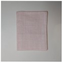 Sacchetto tela cotone grezzo colore rosa. CM 11x14