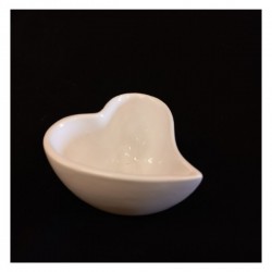 Ciotola ceramica lucida cuore.MIS.7,5X7,5 H4CM