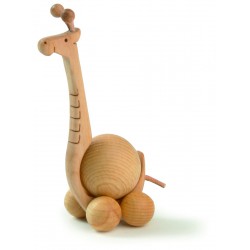 Giraffa con sfera in legno 2cm