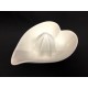 Spremiagrumi in porcellana a forma di cuore. CM 11x15 H 3.5