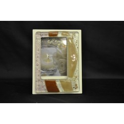Portafoto vetro con retro legno foto:5x8